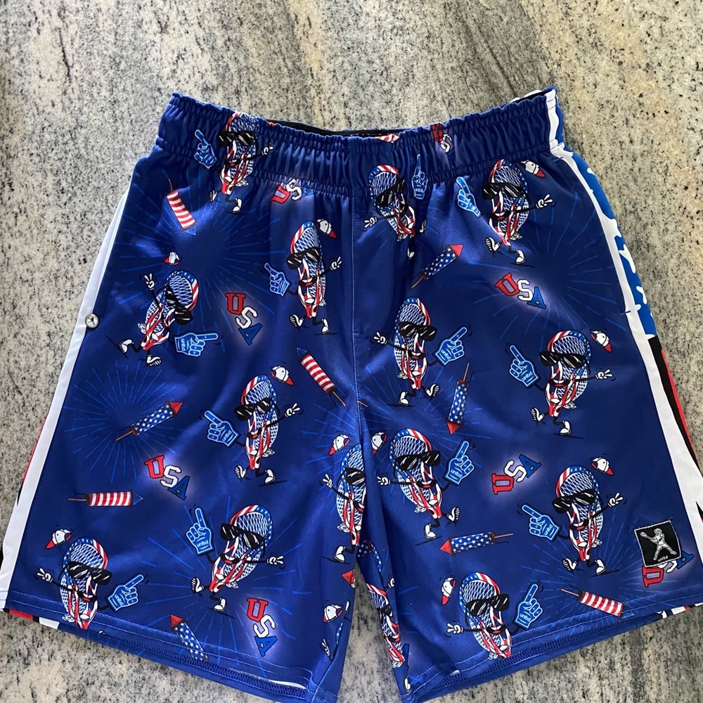 Patriotic Boy Lacrosse Shorts